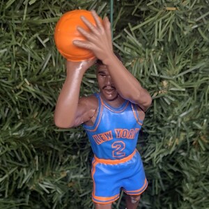 Larry Johnson NEW YORK KNICKS ornament Christmas tree decoration unique Xmas gift idea nba basketball figure