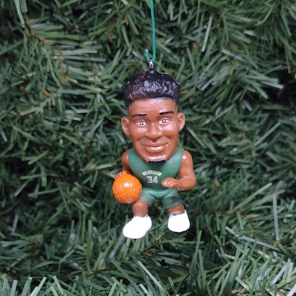 Giannis MILWAUKEE BUCKS Ornament Christmas Tree Decoration NBA basketball Antetokounmpo 1.75 inch