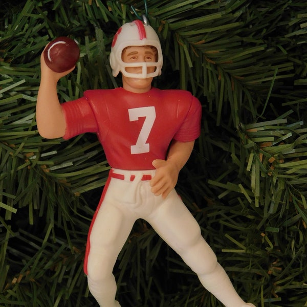 John Elway STANFORD CARDINAL ornament Christmas tree decoration unique Xmas gift idea ncaa football figure