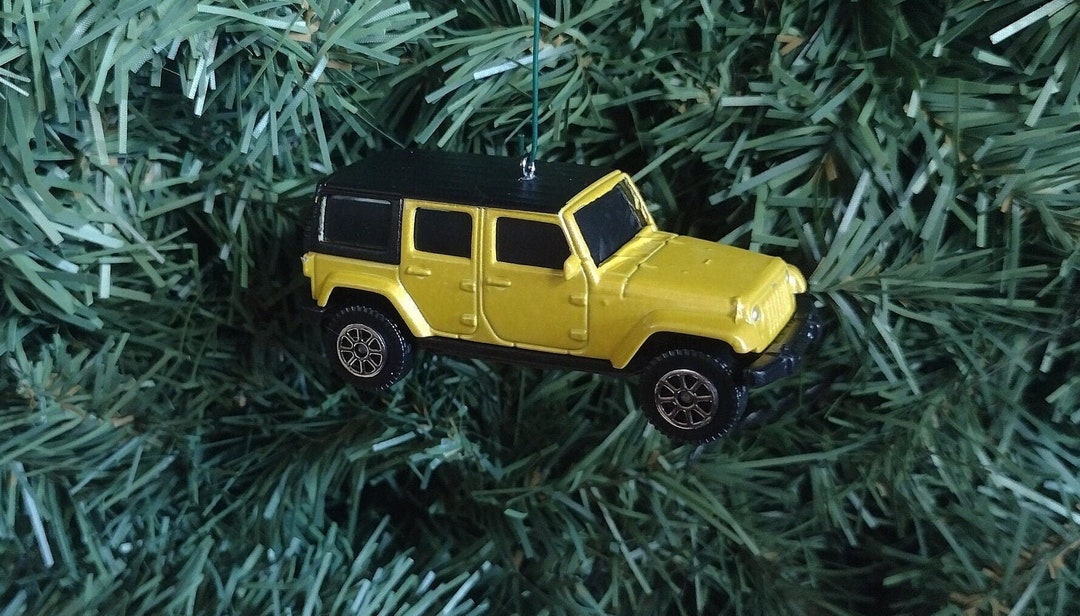 Jeep Wrangler Christmas Ornament, Fun Gift Idea, Car Enthusiast, Man