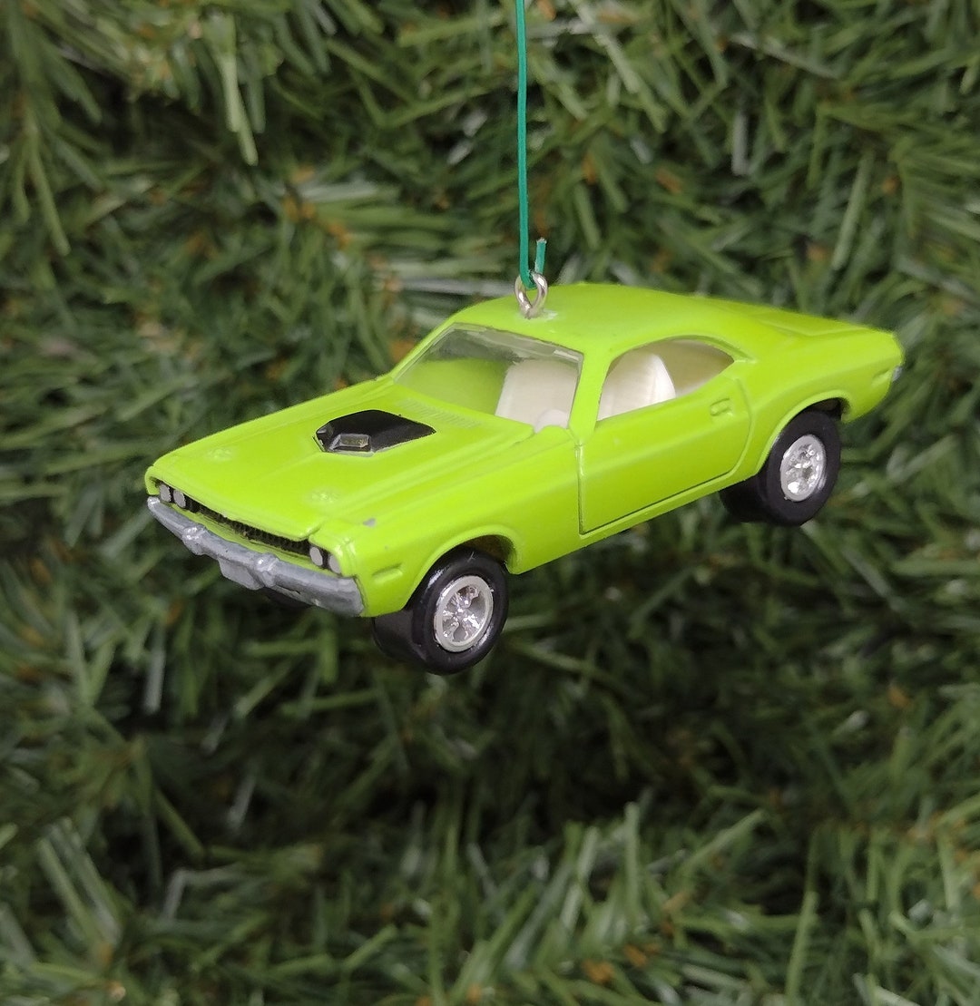 Dodge Challenger Ornament 1970 Mopar Christmas Gift Idea for Car Enthusiast Unique Xmas Tree ...