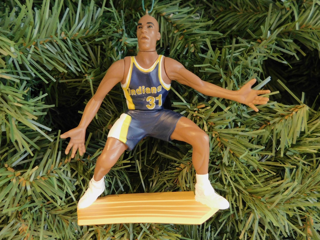INDIANA PACERS Christmas Ornament Reggie Miller/rik Smits Xmas Tree Nba