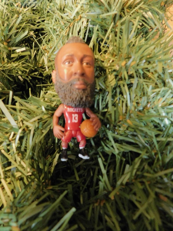 James Harden HOUSTON ROCKETS Christmas Tree Ornament Xmas Nba
