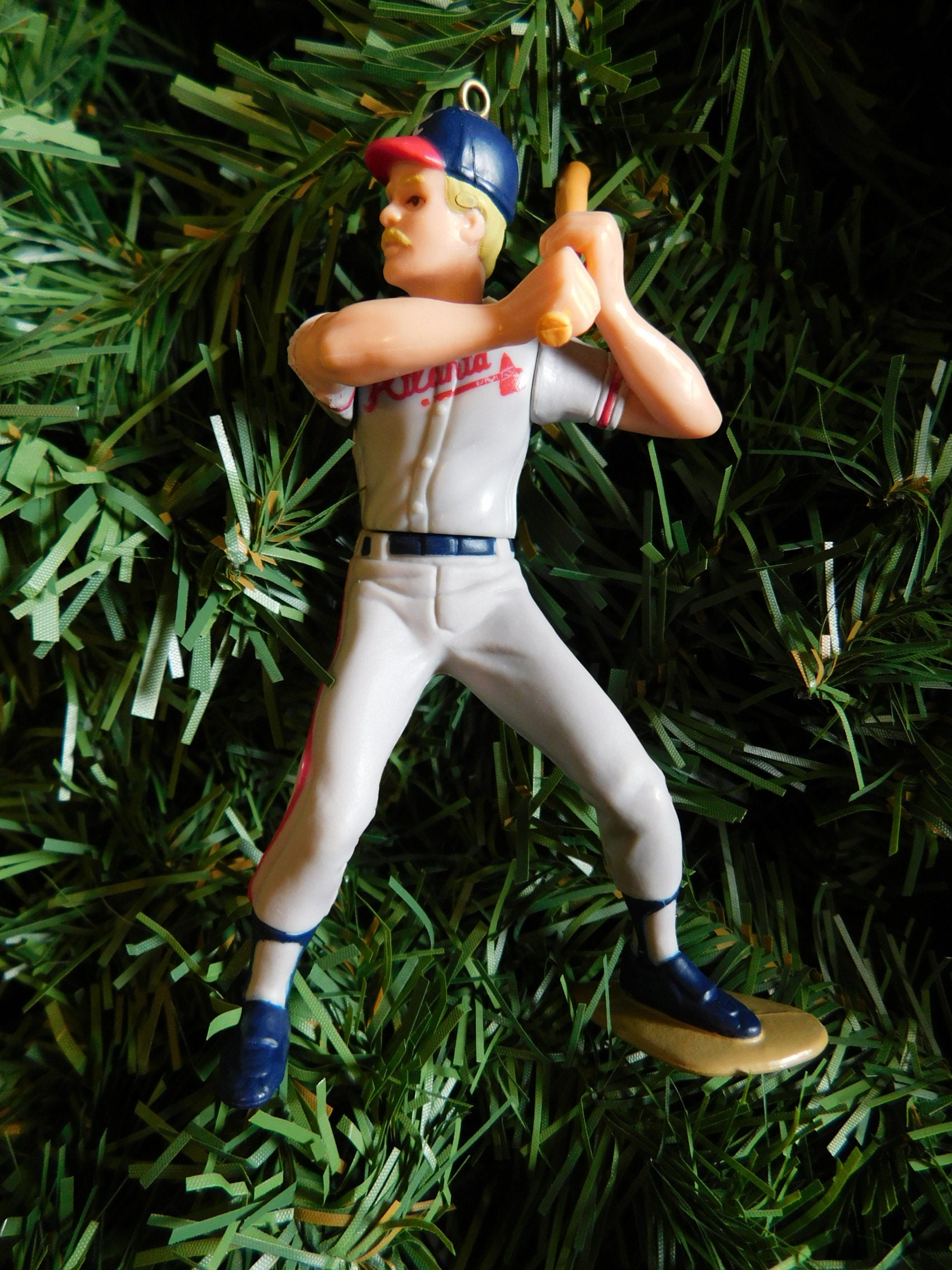 ATLANTA BRAVES Christmas tree ornaments Warren Spahn John Etsy
