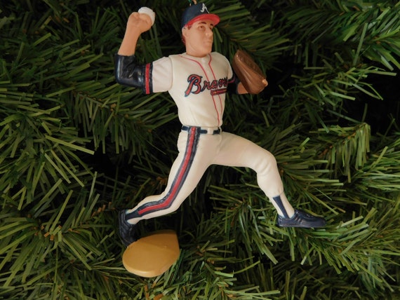 Greg Maddux ATLANTA BRAVES Christmas Tree Ornament Baseball 