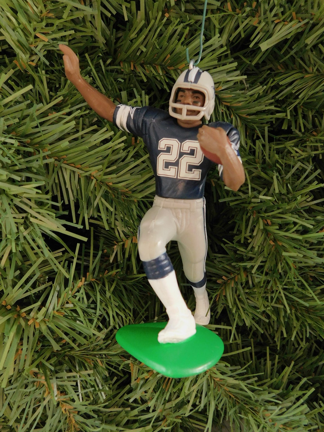 Emmitt Smith DALLAS COWBOYS Christmas Tree Ornament Xmas NFL Football ...