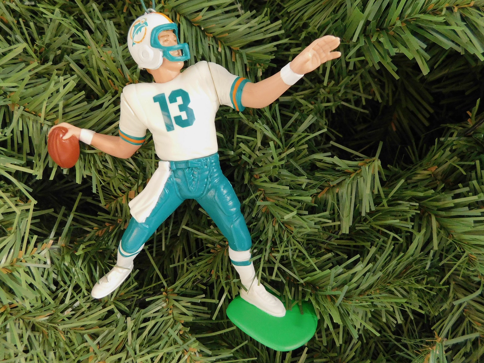 Dan Marino MIAMI DOLPHINS Christmas Tree Ornament Xmas Nfl Etsy