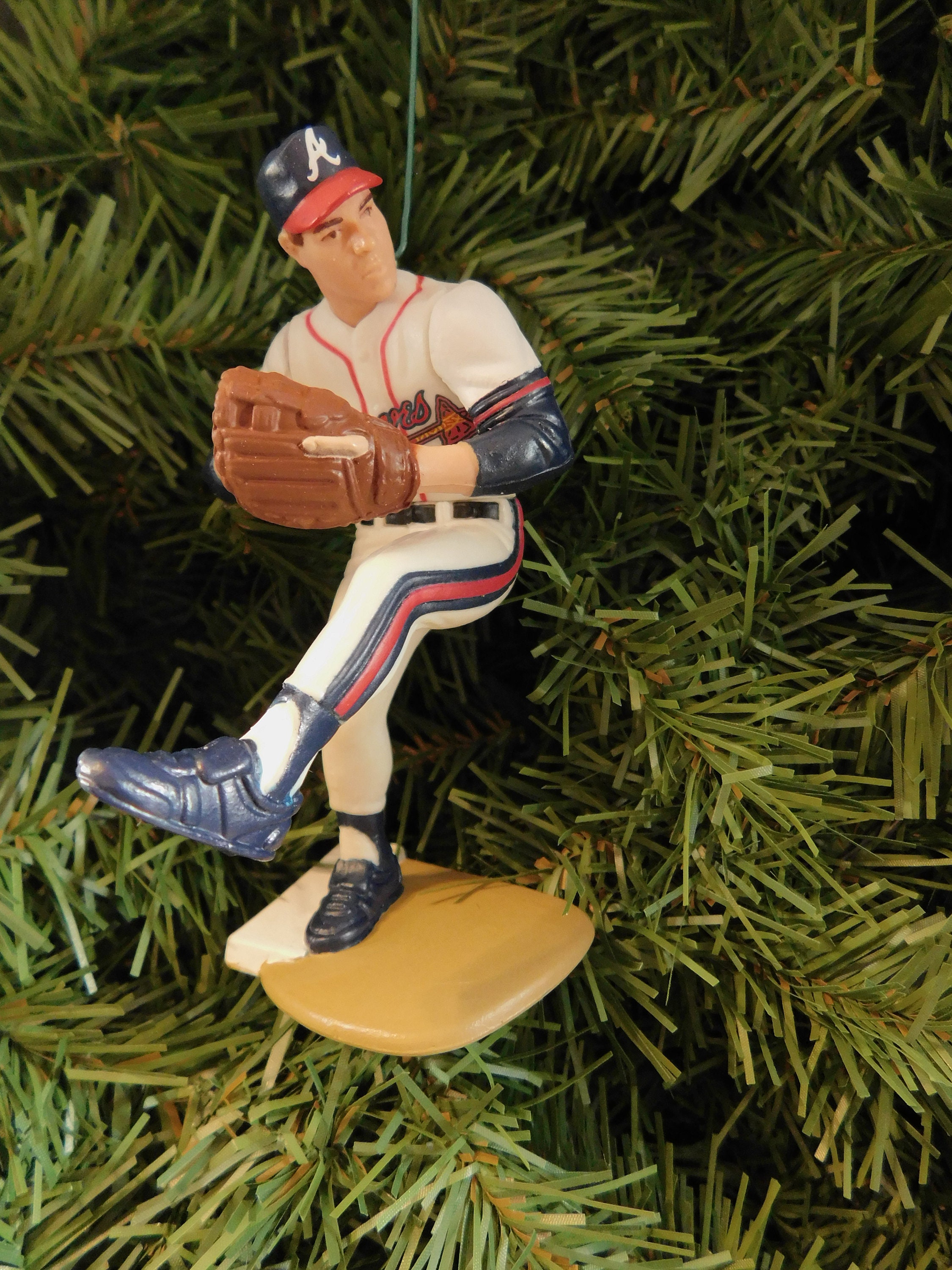 Greg Maddux ATLANTA BRAVES Christmas tree ornament baseball Etsy
