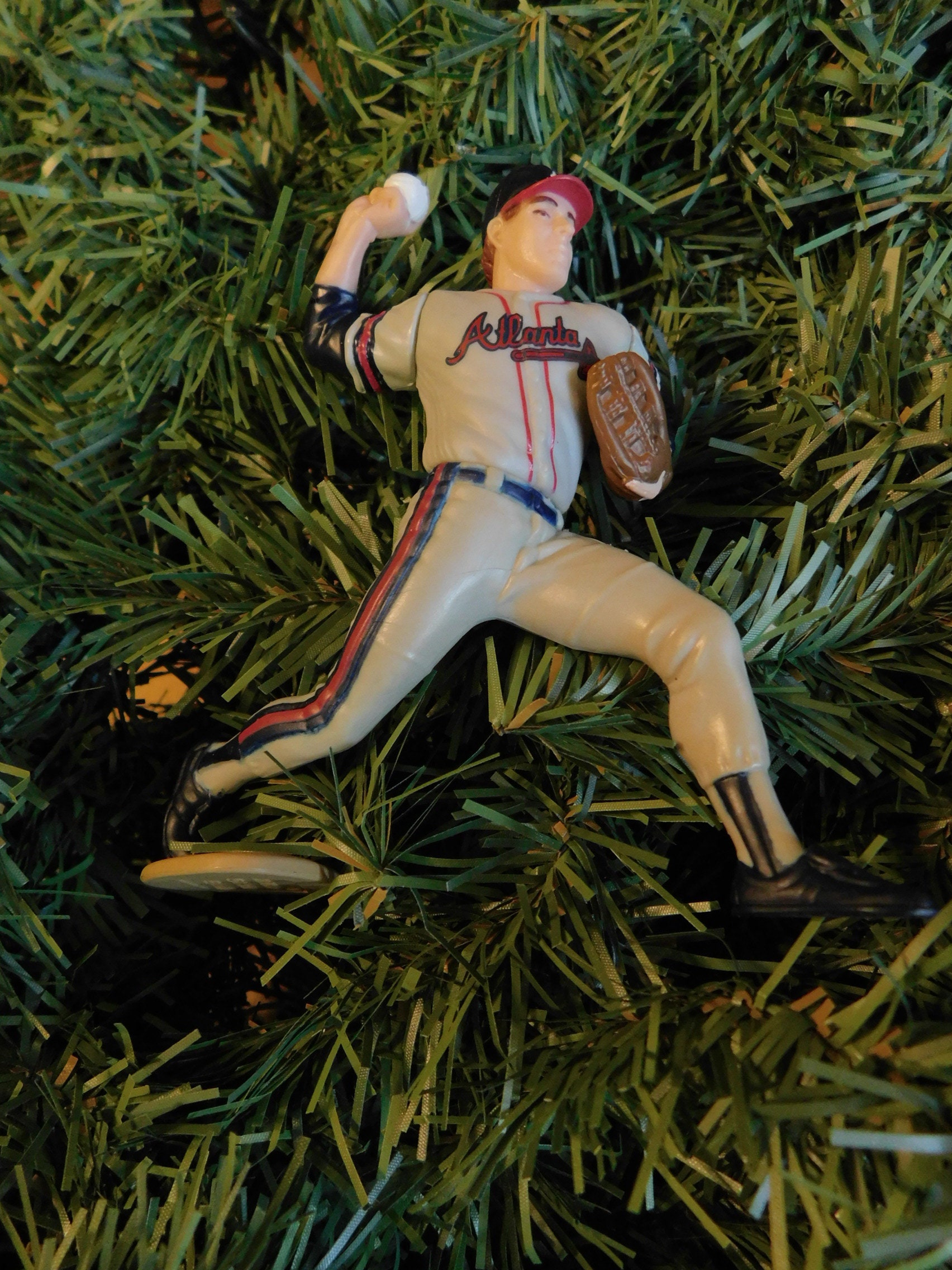 Greg Maddux ATLANTA BRAVES Christmas tree ornament baseball Etsy