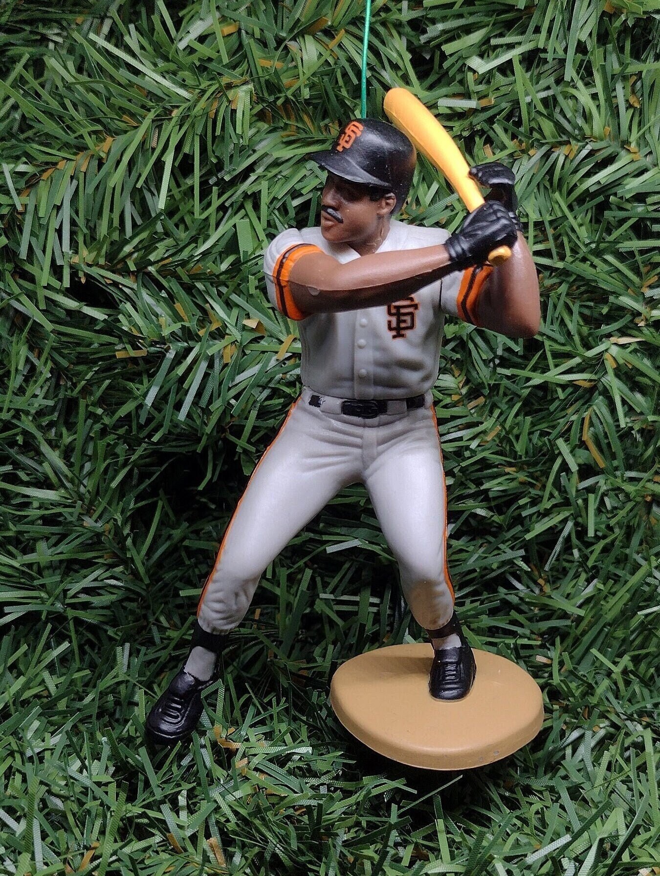 スポーツ Hallmark Keepsake Ornament Barry Bonds 2004 Hallmark BARRY BONDS #9 Ornament AT THE BALLPARK