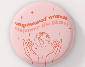 Feminist Pin Feminist Gift Activism Pins Feminist Pins Pins for Backpacks Feminism Aesthetic Pins Pastel Pin Earth Button