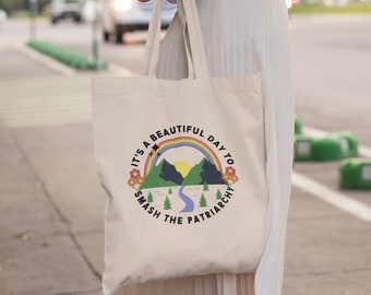 Cute Tote Bag Feminist Gift Tote Bag Aesthetic Feminist Tote Bag Feminism Tote Bag Girl Power Cute Tote Bag Feminism Canvas Tote Bag