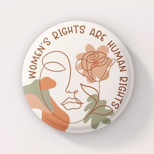 Feminist Gifts Feminist Pin Women Empowerment Button Feminist Gift Trendy Aesthetic Pin Feminism Line Art Badge