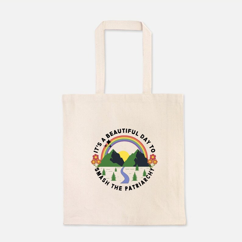 Cute Tote Bag Feminist Gift Tote Bag Aesthetic Feminist Tote Bag Feminism Tote Bag Girl Power Cute Tote Bag Feminism Canvas Tote Bag Natural