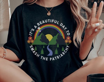 Feminist Shirt Smash the Patriarchy Feminist Tshirt Feminist Apparel Feminist Gift Feminist Quote Shirt Vote Shirt Human Rights Shirt