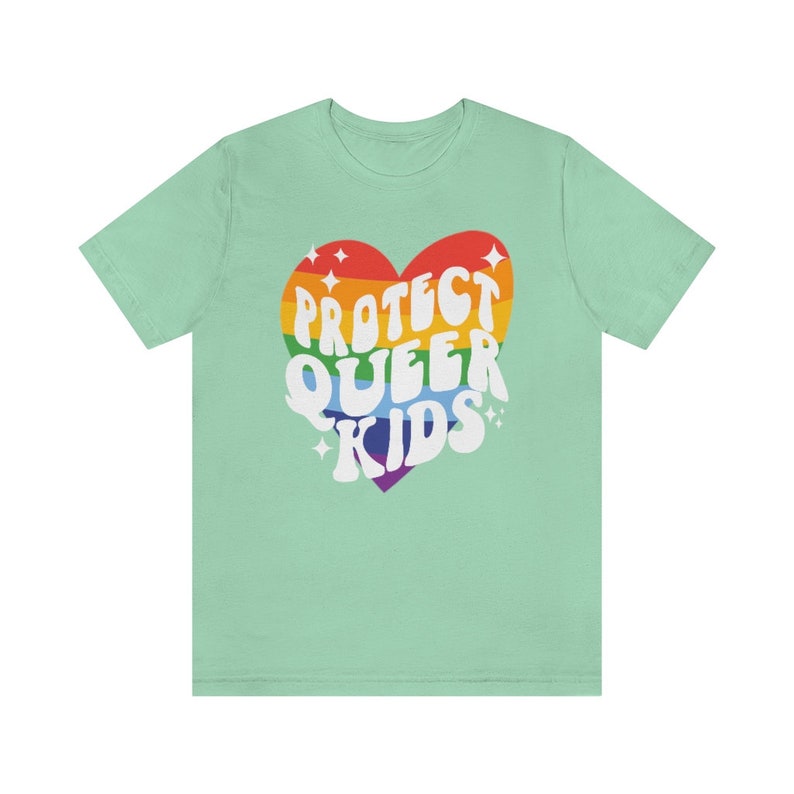 Proteger a los niños trans Camisa Ally Camisa Queer Proteger a los jóvenes trans Camisa LGBTQ Camisa de igualdad Camisa de protesta Camisa activista Camisa de derechos humanos Mint
