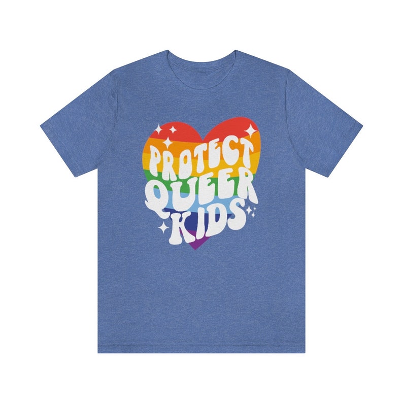 Proteger a los niños trans Camisa Ally Camisa Queer Proteger a los jóvenes trans Camisa LGBTQ Camisa de igualdad Camisa de protesta Camisa activista Camisa de derechos humanos Heather Columbia Blue