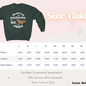 Feminist Sweatshirt Aesthetic Sweatshirt Feminist Sweater Trendy Clothes Smash the Patriarchy Sweatshirt Aesthetic Crewneck afbeelding 3