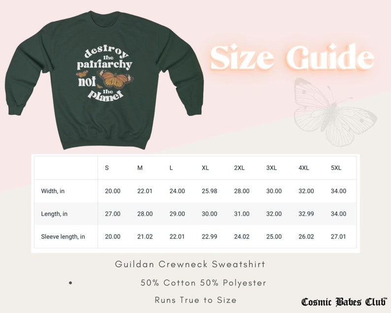 Feminist Sweatshirt Aesthetic Sweatshirt Feminist Sweater Trendy Clothes Smash the Patriarchy Sweatshirt Aesthetic Crewneck afbeelding 3