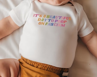 Antifascism Feminist Baby Baby Bodysuit Liberal Baby Activist Social Justice Baby Apparel Feminist Gifts Baby Shower