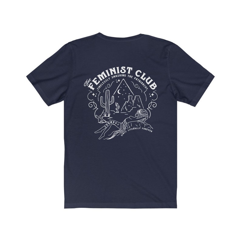 Smash The Patriarchy Feminist Shirt Activist Shirt Advocate Shirt Feminist Gift Destroy the Patriarchy Women Girl Power Shirt Aesthetic Navy