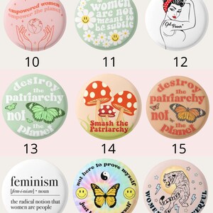 Feminist Pin Feminist Gift Activism Pins Feminist Pins Smash the Patriarchy Grl Pwr Aesthetic Equality Pin Feminist Gifts Feminist Badge image 6