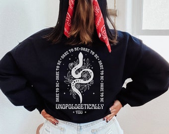 Mental Health Sweatshirt Positive Sweatshirt Self Compassion Trendy Crewneck Indie Sweatshirt Aesthetic Clothes Mental Wellness