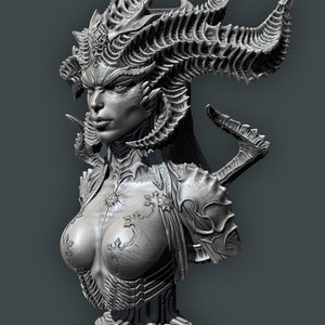 Lilith Bust 4" | Diablo 3