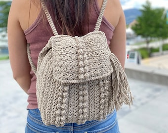 crochet backpack for sale