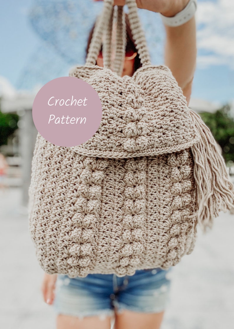Boulevard Backpack Crochet Pattern image 1