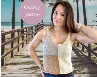 Summer Tank Knitting Pattern - The GTANK