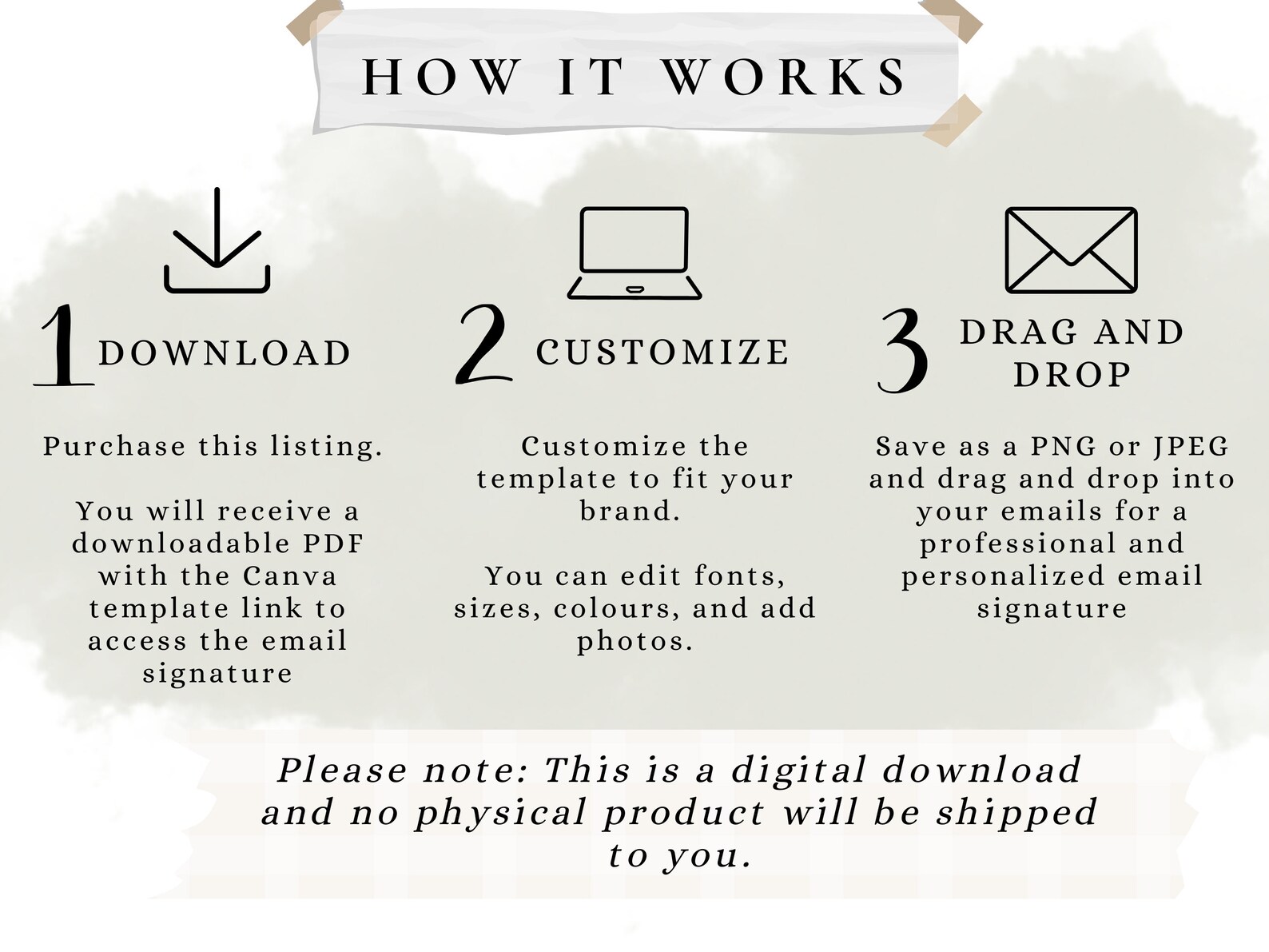 Email Signature Template Bundle Canva, Gmail, Outlook, Customizable ...