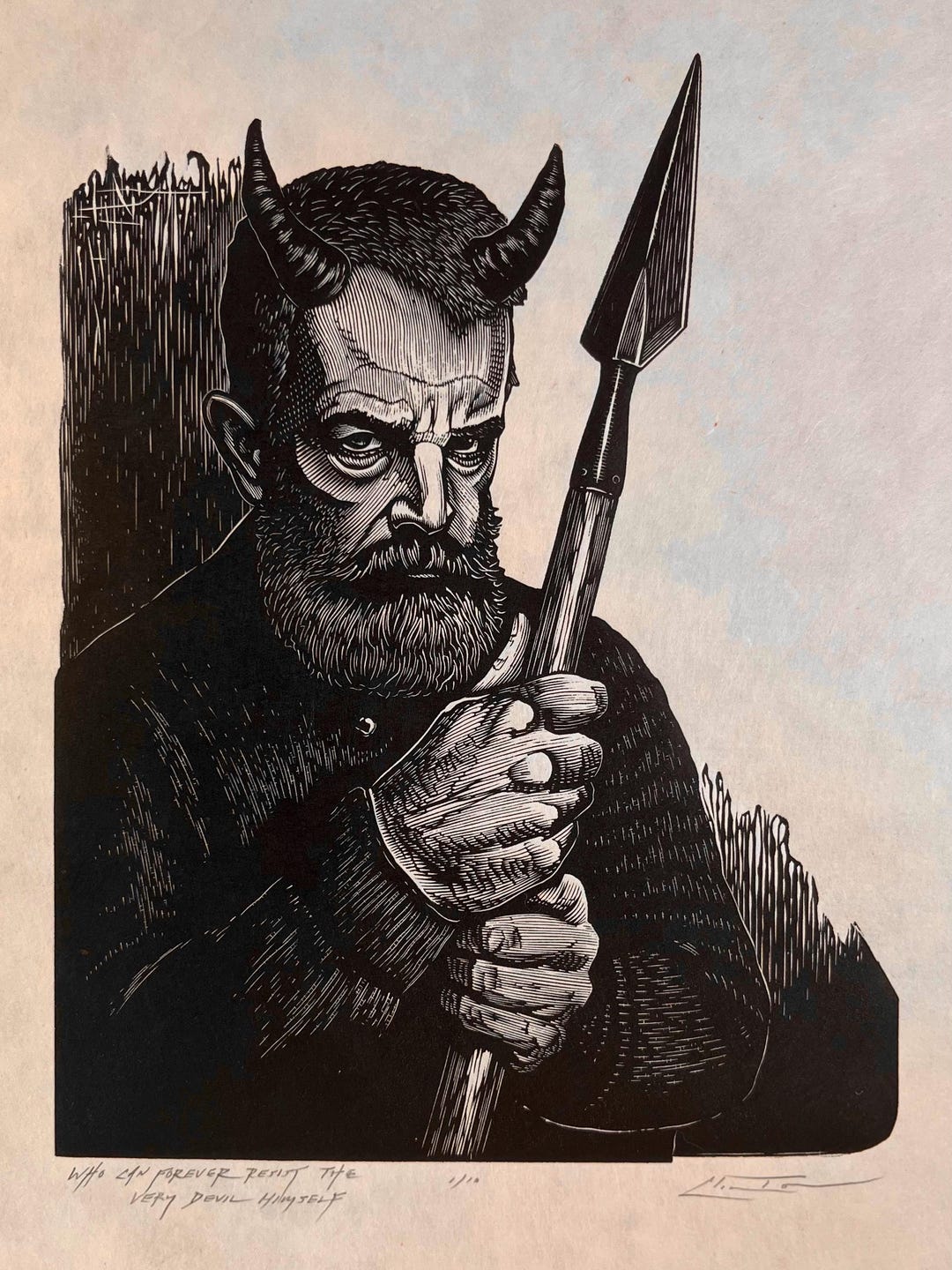 Devil Is Persistent Who Can Forever Resist the Very Devil Himself - Etsy