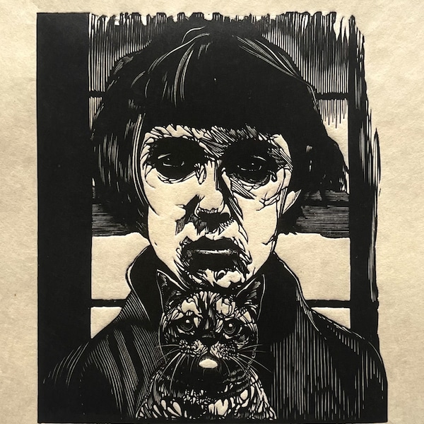 A Woman And Her Cat