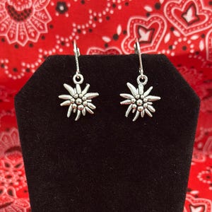 Oktoberfest Small Edelweiß Earrings
