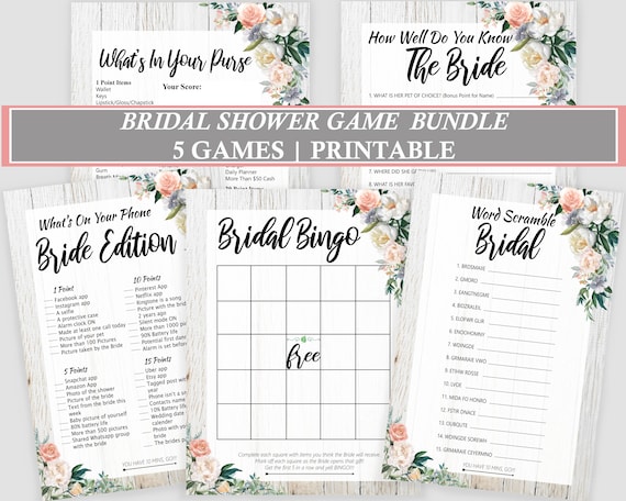 5 Bride Trivia Questions Wedding Shower Games To Play Check Etsy