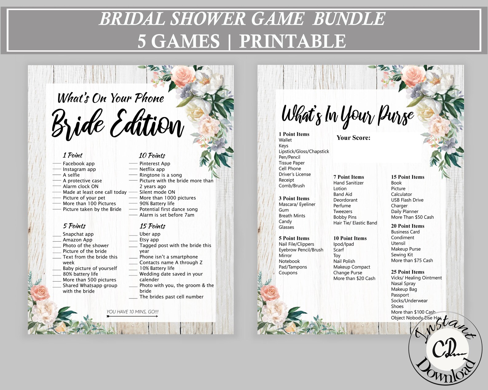 5 Bride Trivia Questions Wedding Shower Games to Play Check Etsy Canada