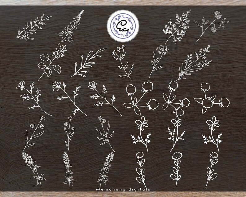Free Free 238 Hand Drawn Wildflower Svg SVG PNG EPS DXF File