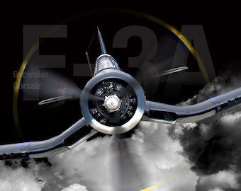 WWII F-4U Corsair Airplane