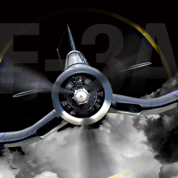 WWII F-4U Corsair Airplane