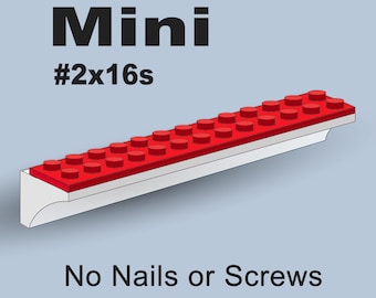 Mini Minifigure Display Shelf