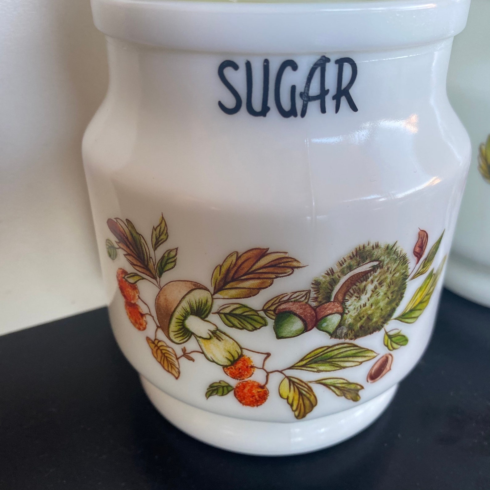 Vintage Italian 1970s Milk Glass Canister Set by Etsy