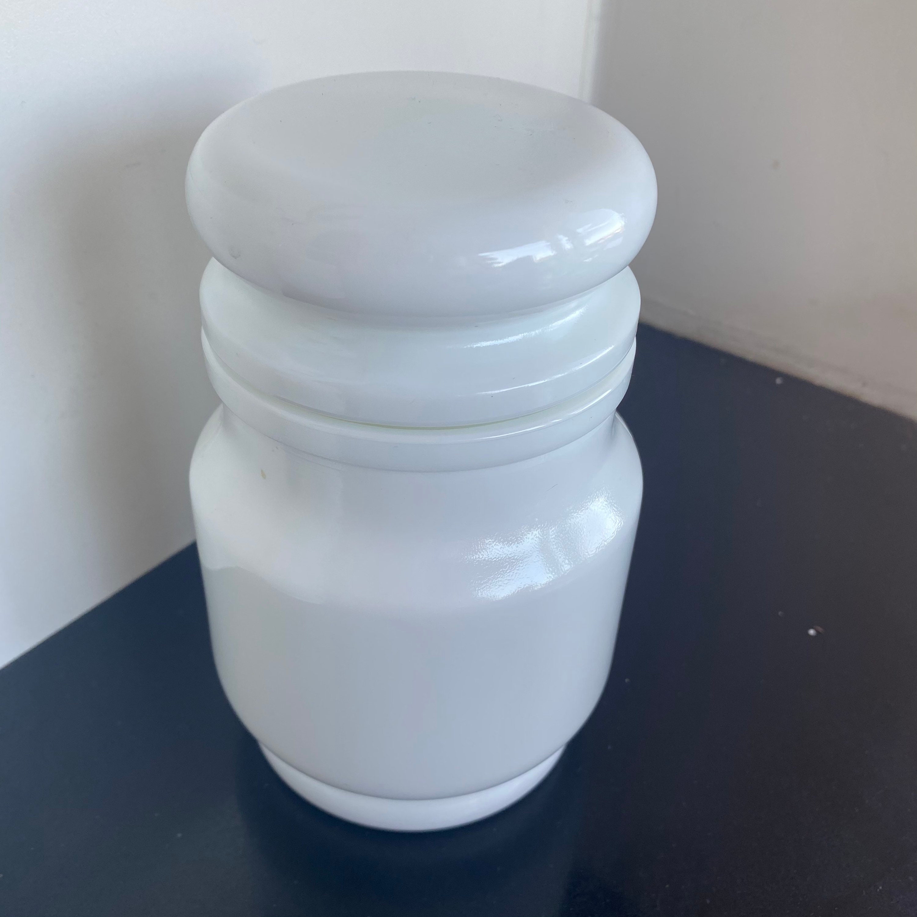 Vintage Italian 1970s Milk Glass Canister Set by Etsy