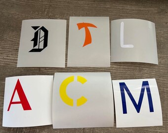 Personalized Initial Decal: Custom Vinyl Letter for Tumblers & Water Bottles