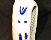 Candle Holder Salt Glazed Stoneware Handmade