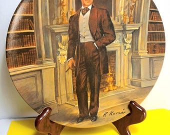 Vintage Gone With the Wind Collector Plate “Rhett” 4th Issue Limited Edition with COA | 8.5" Decorative Plate