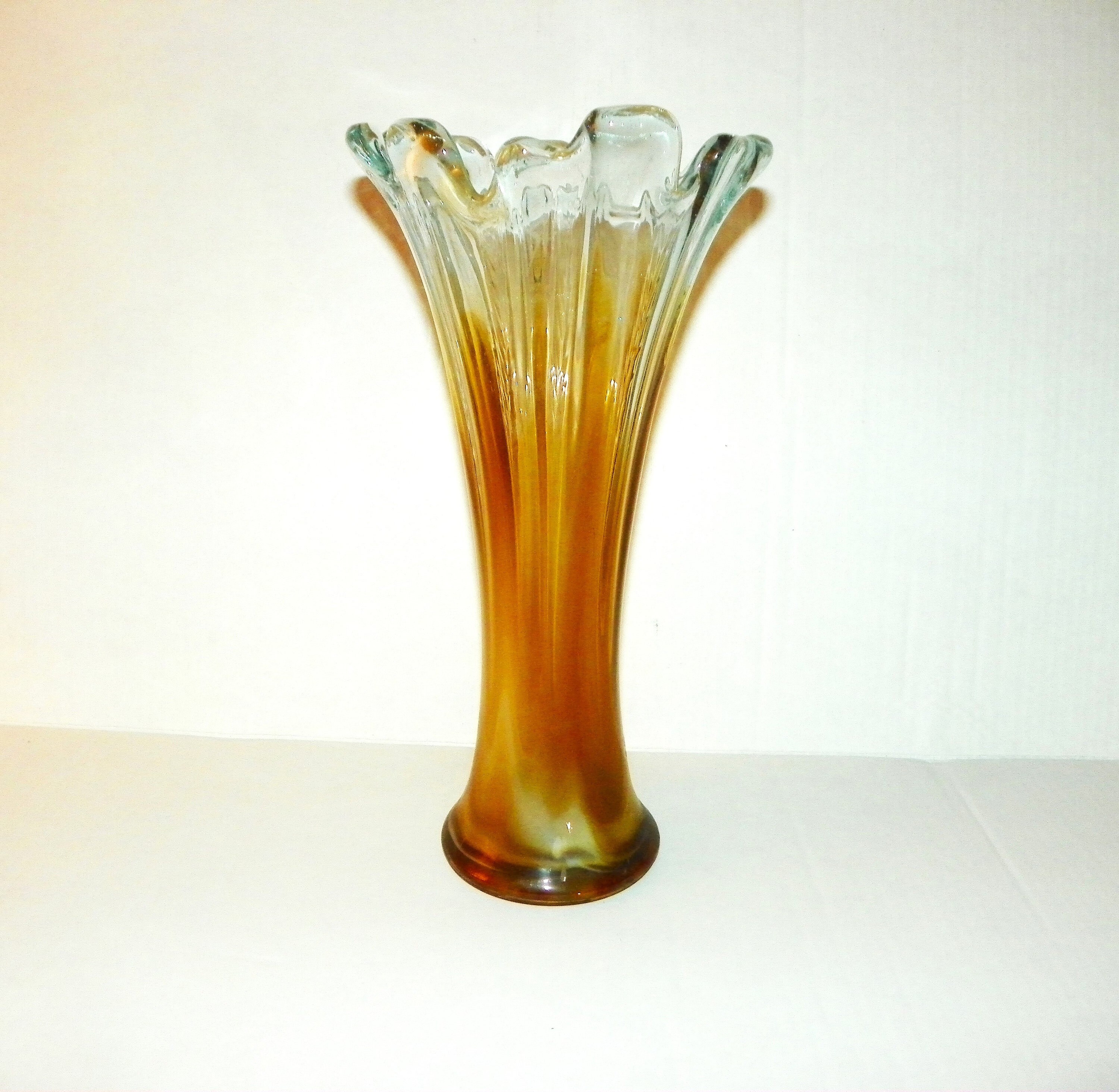 Blown Glass Vases Vintage