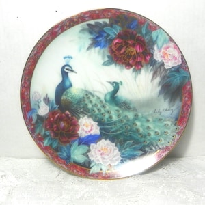 Lily Chang 'Tranquility' Plate: Gardens of Paradise Collection