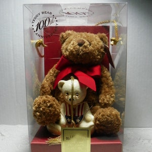 Lenox 100th Anniversary American Teddy Bear & Bear Ornament Set