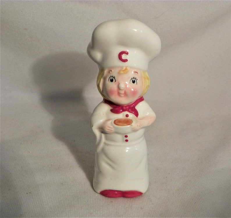 Ceramic Campbell/'s Soup Kid Salt Shaker 1998